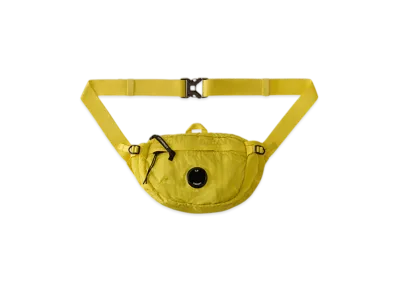 C.P. Company Nylon B Lens Crossbody Pack "Green Sheen Yellow"