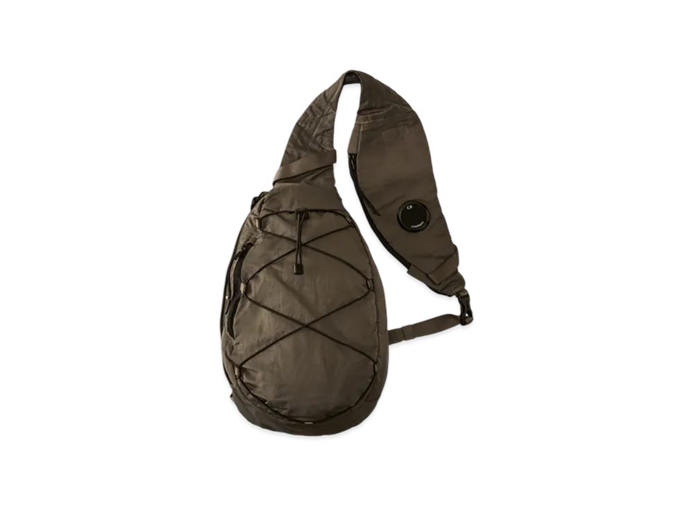 C.P. Company Nylon B Lens Crossbody Rucksack "Gunmetal Grey"