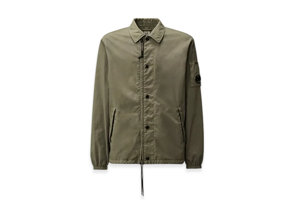 C.P. Company Taylon P Lens Zipped Overshirt "Gunmetal Grey"