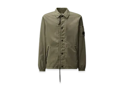C.P. Company Taylon P Lens Zipped Overshirt "Gunmetal Grey"
