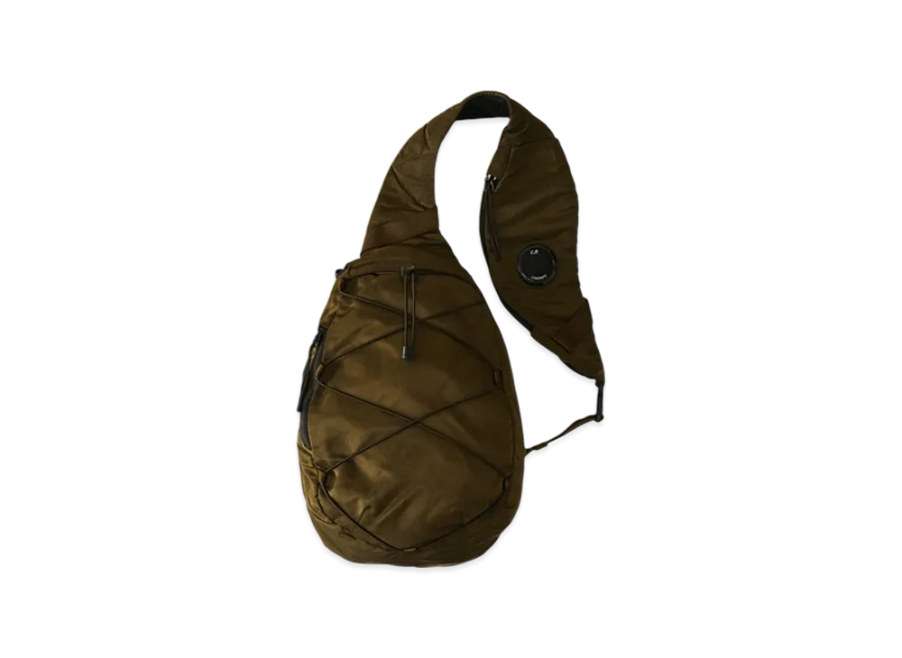 C.P. Company Nylon B Lens Crossbody Rucksack "Ivy Green"