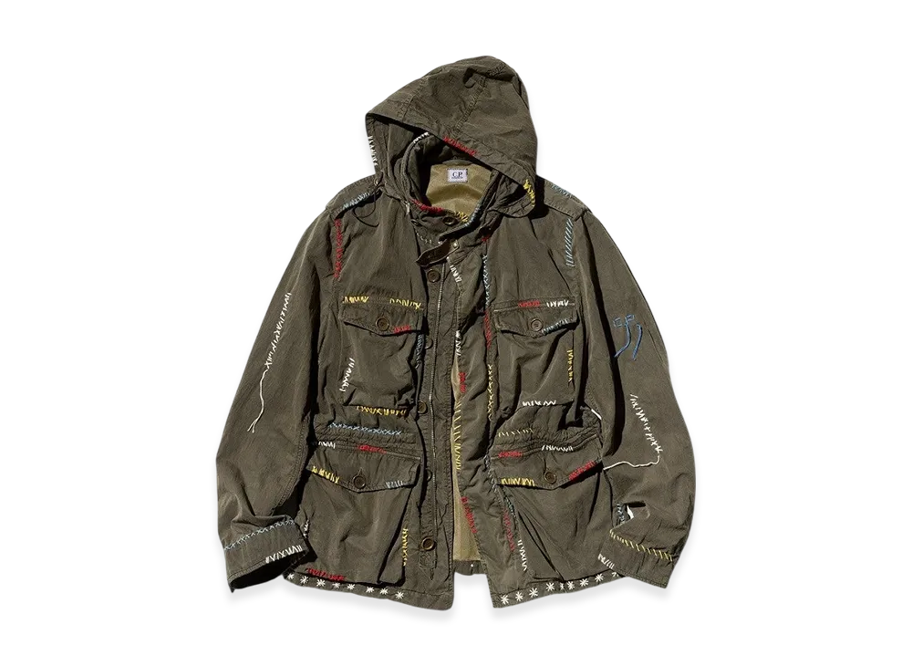 C.P. Company by Sashiko Gals Field Jacket Sashiko "Khaki"