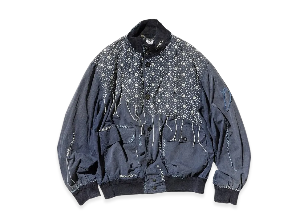 C.P. Company by Sashiko Gals Full Button Jacket Sashiko "Indigo"