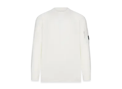 C.P. Company Crew Neck Wool Sweater "White"