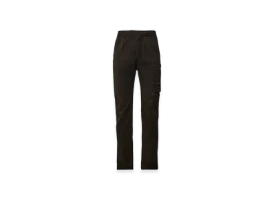 C.P. Company Diagonal Flatt Nylon Regular Cargo Pants "Black"