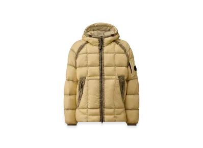 C.P. Company D.D. Shell Hooded Down Jacket "Pistachio Shell Beige"