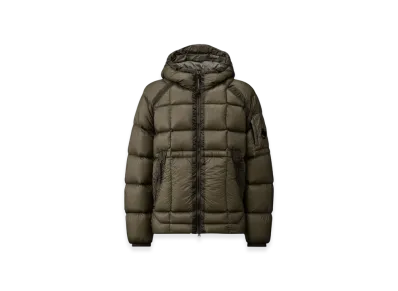 C.P. Company D.D. Shell Hooded Down Jacket "Gunmetal"