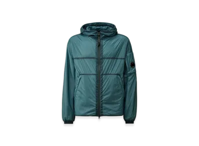 C.P. Company Nada Shell Hooded Padded Jacket "Aegean Blue Light Blue"