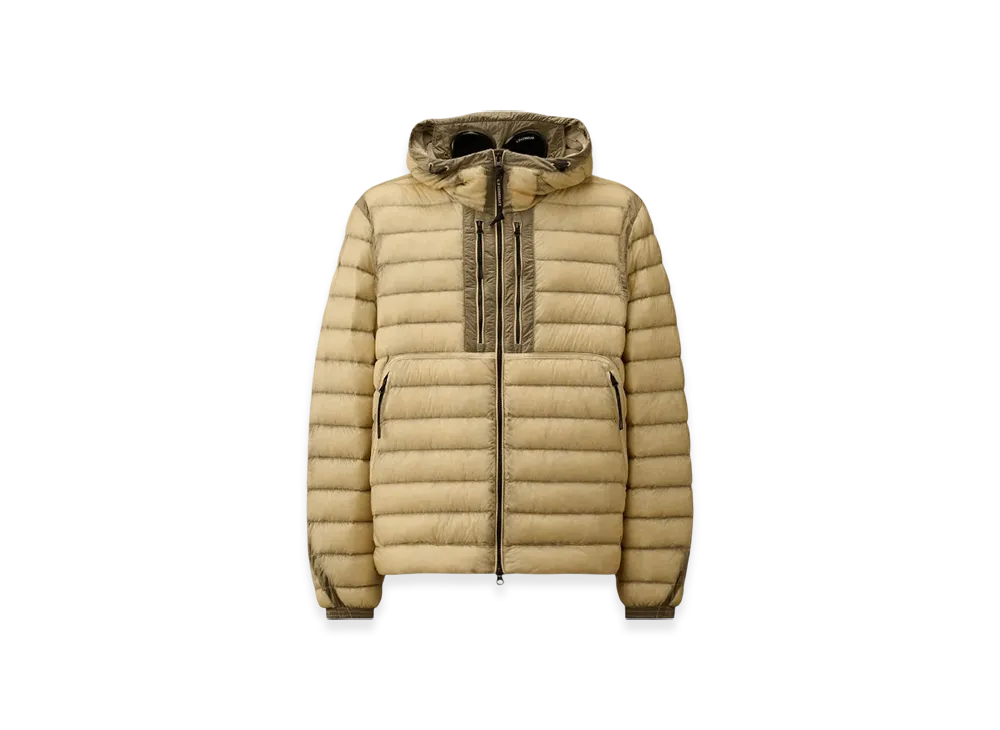 C.P. Company D.D. Shell Goggle Down Jacket "Pistachio Shell Beige"