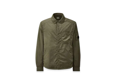 C.P. Company Chrome-R Lens Button Overshirt "Gunmetal Grey"
