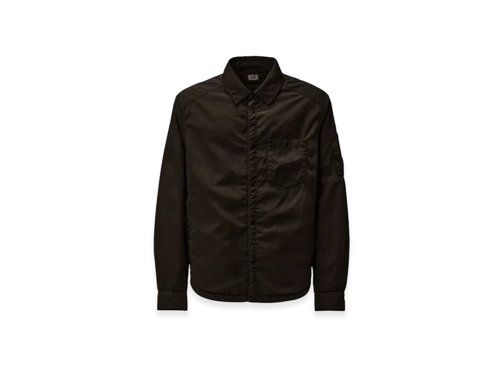 C.P. Company Chrome-R Lens Button Overshirt "Black"
