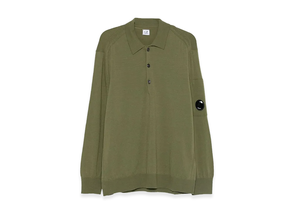 C.P. Company Wool Polo "Green"