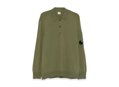 C.P. Company Wool Polo "Green"