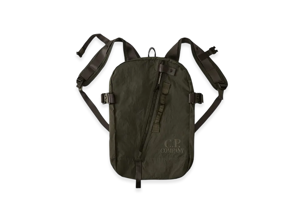 C.P. Company Plain Paper Touch Backpack "Dark Shadow Grey"