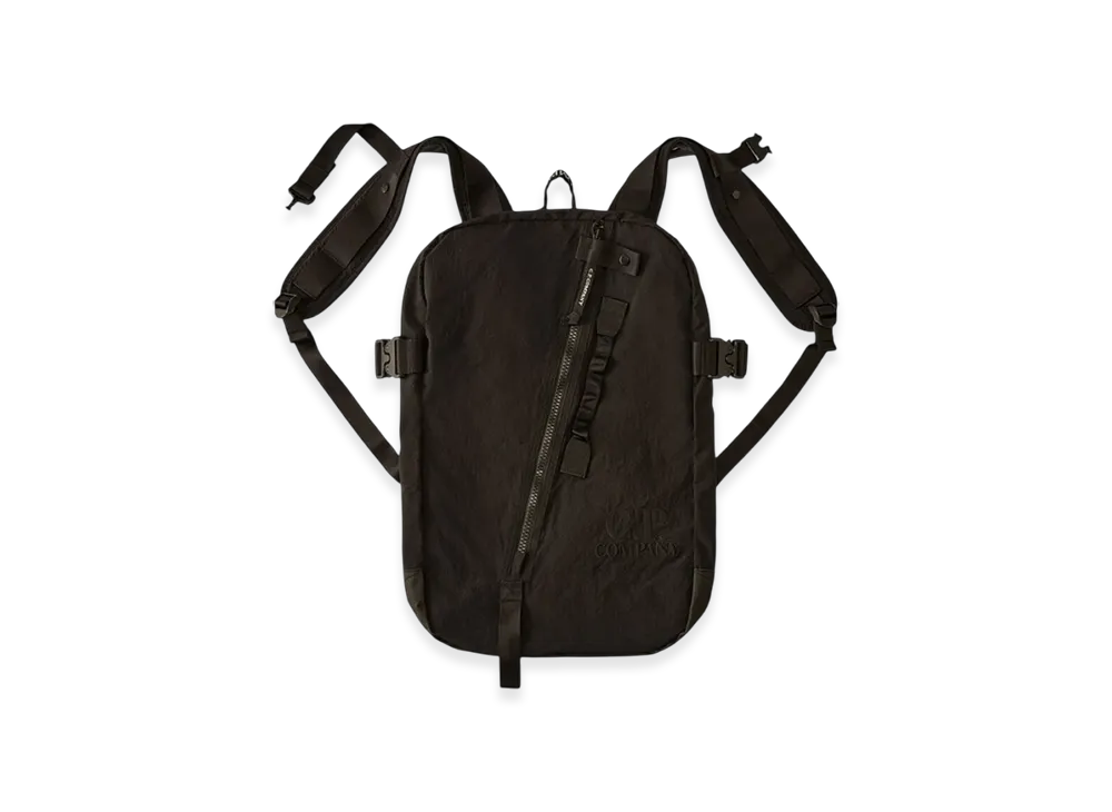 C.P. Company Plain Paper Touch Backpack "Black"