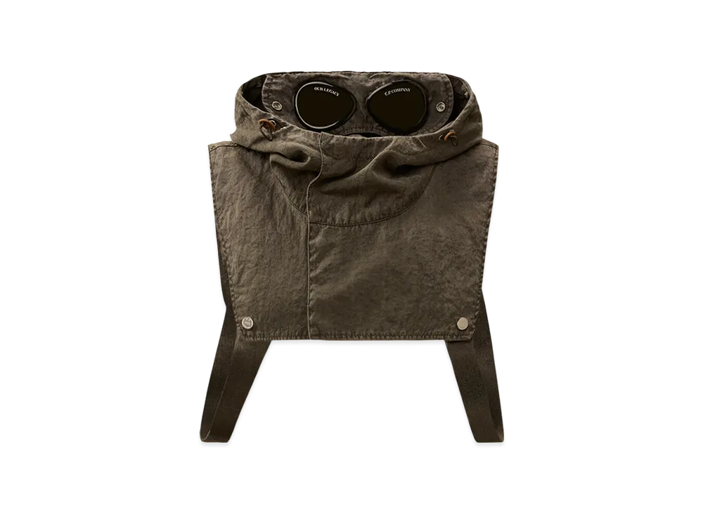 C.P. Company x OUR LEGACY WORK SHOP Oxford Detachable Goggle Hood "After Dark Grey"