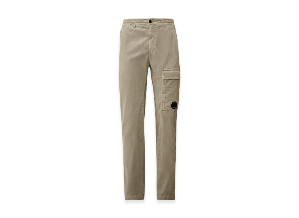 C.P. Company Corduroy Lens Cargo Pants "London Fog Grey"