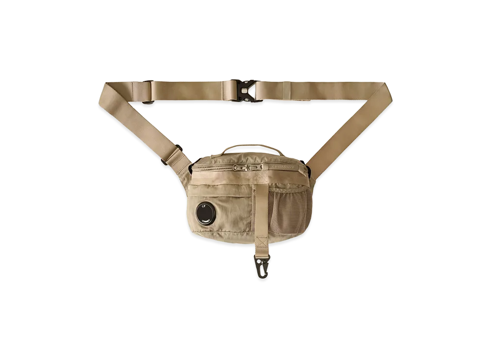 C.P. Company Nylon B Lens Waistbag "Dove Grey"