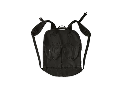 C.P. Company Panama-R Mixed Zip Backpack "Black"