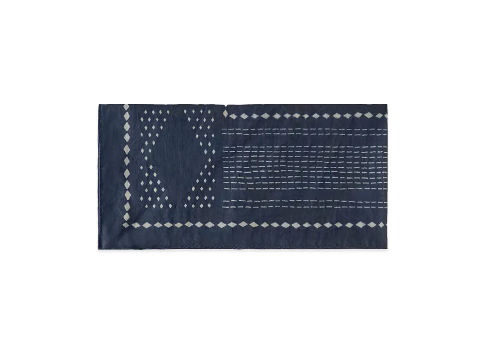 C.P. Company Printed Muslin Logo Bandana "Total Eclipse Blue"