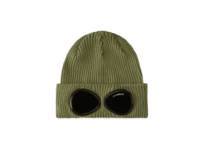 C.P. Company Cotton Goggle Beanie "Bronze Green"