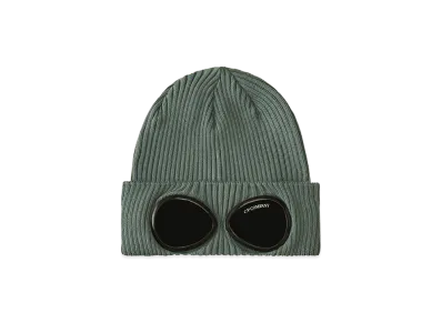 C.P. Company Cotton Goggle Beanie "Silver Blue"
