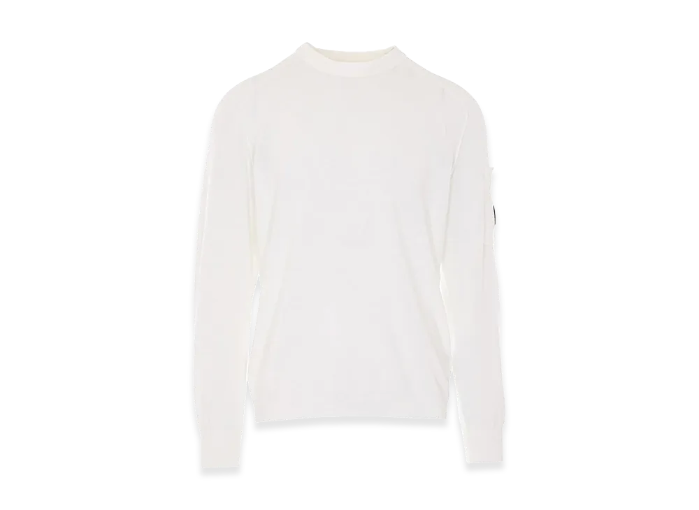 C.P. Company Gauze Sweater "White"
