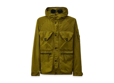 C.P. Company Panama-R Mixed Goggle Jacket "Antique MossYellow"