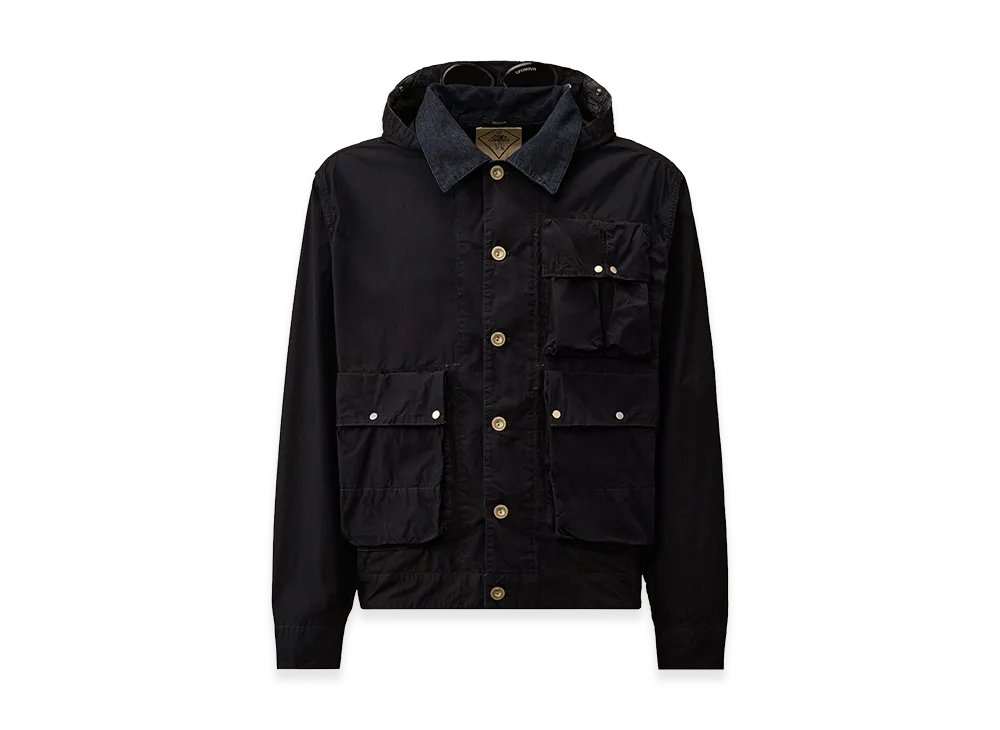C.P. Company 50 Fili Indigo Goggle Jacket "Insignia Blue"