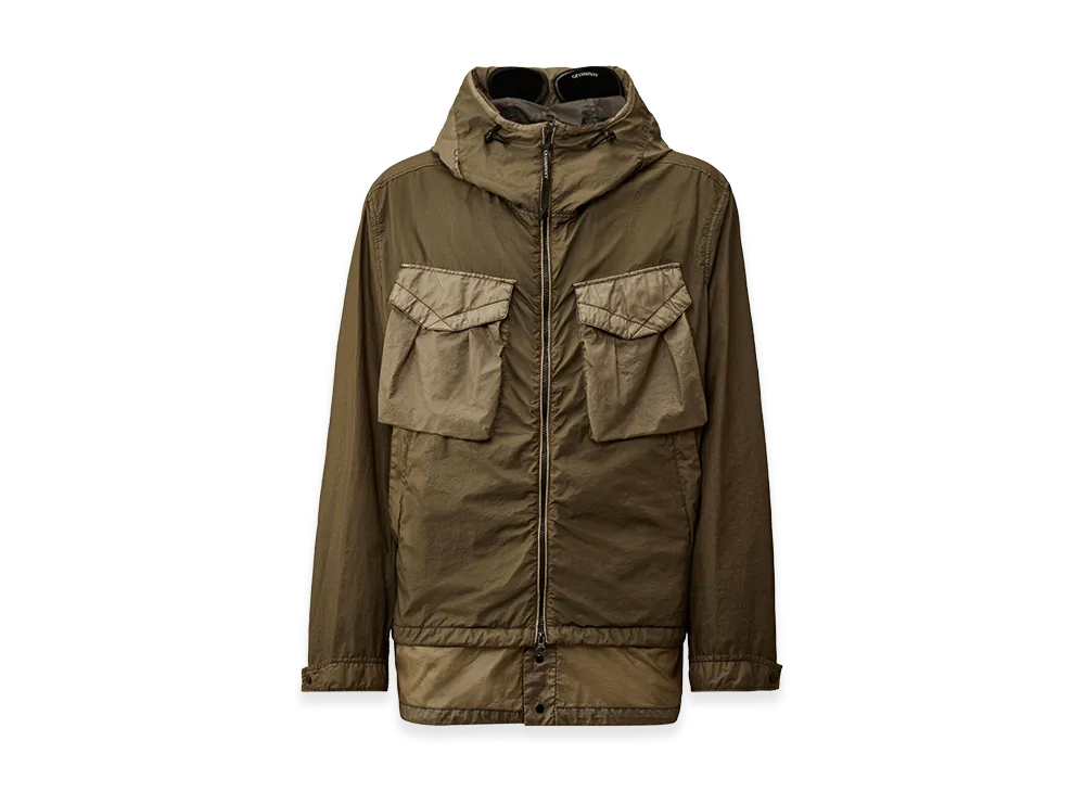 C.P. Company Bi-TM Mixed Goggle Jacket "Gunmetal Grey"