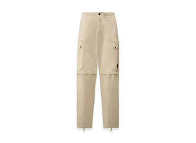 C.P. Company Micro-Reps Boxy Cargo Lens Pants "Gauze White"