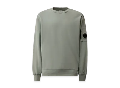 C.P. Company Light Fleece Crewneck Sweatshirt "Silver Blue"