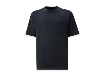 C.P. Company 24/1 Piquet Pigment Dyed Short Sleeve T-Shirt "Midnight Navy Blue"