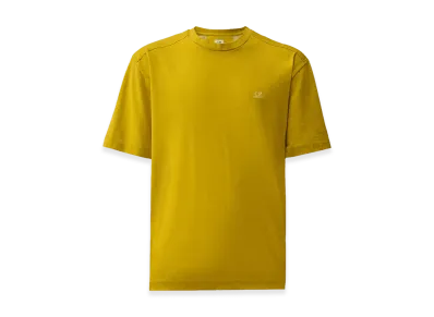 C.P. Company 20/1 Jersey Plated Logo T-Shirt "Antique MossYellow"