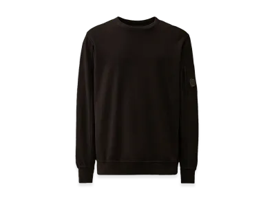 C.P. Company Light Fleece Crewneck Sweatshirt "Black"