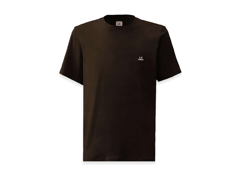 C.P. Company 30/1 Jersey Short Sleeve Logo Patch T-Shirt "Black"