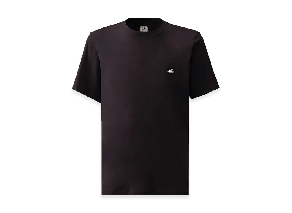 C.P. Company 30/1 Jersey Short Sleeve Logo Patch T-Shirt "Total Eclipse Blue"