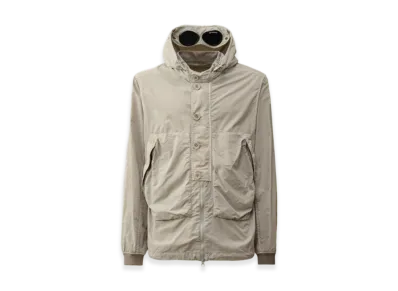 C.P. Company Flatt Nylon Goggle Overshirt "Grey"