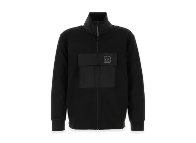 C.P. Company Stretch Cotton Sweatshirt "Black"