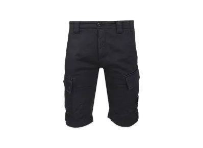 C.P. Company Stretch Cotton Cargo Shorts "Black"