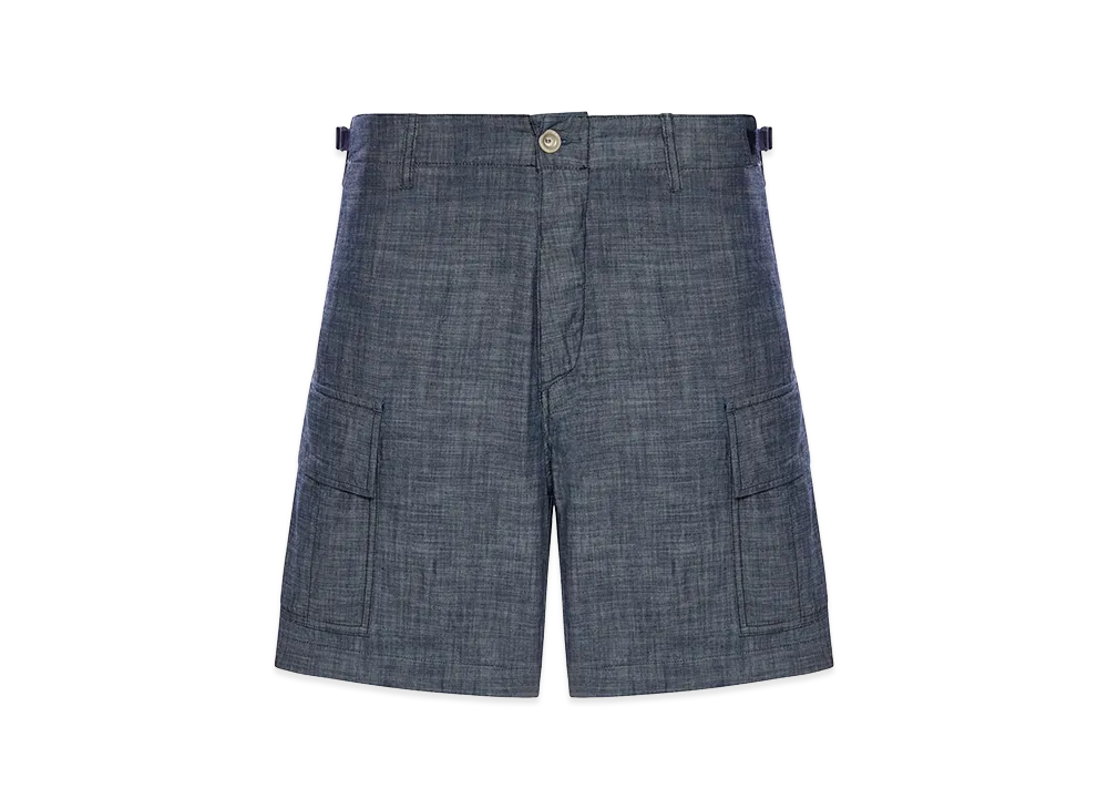C.P. Company Cargo Shorts In Chambray "Gray"