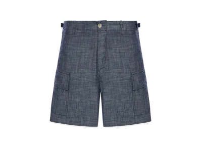 C.P. Company Cargo Shorts In Chambray "Gray"