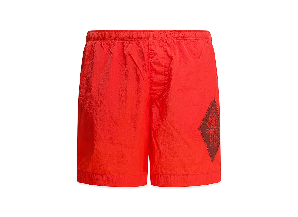 C.P. Company "Eco-Chrome R" Swim Shorts "Red"
