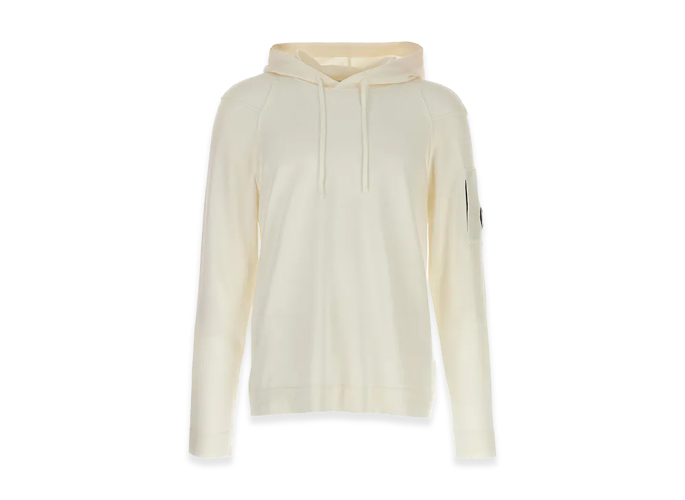 C.P. Company 'Sea Island' Hoodie "White"