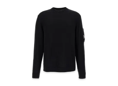 C.P. Company Mercerized Cotton Sweater "Black"