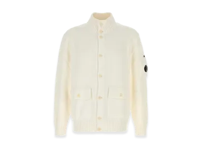 C.P. Company Cotton Cardigan "White"