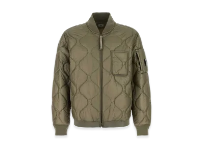 C.P. Company Nylon Padded Jacket "Sage Green"