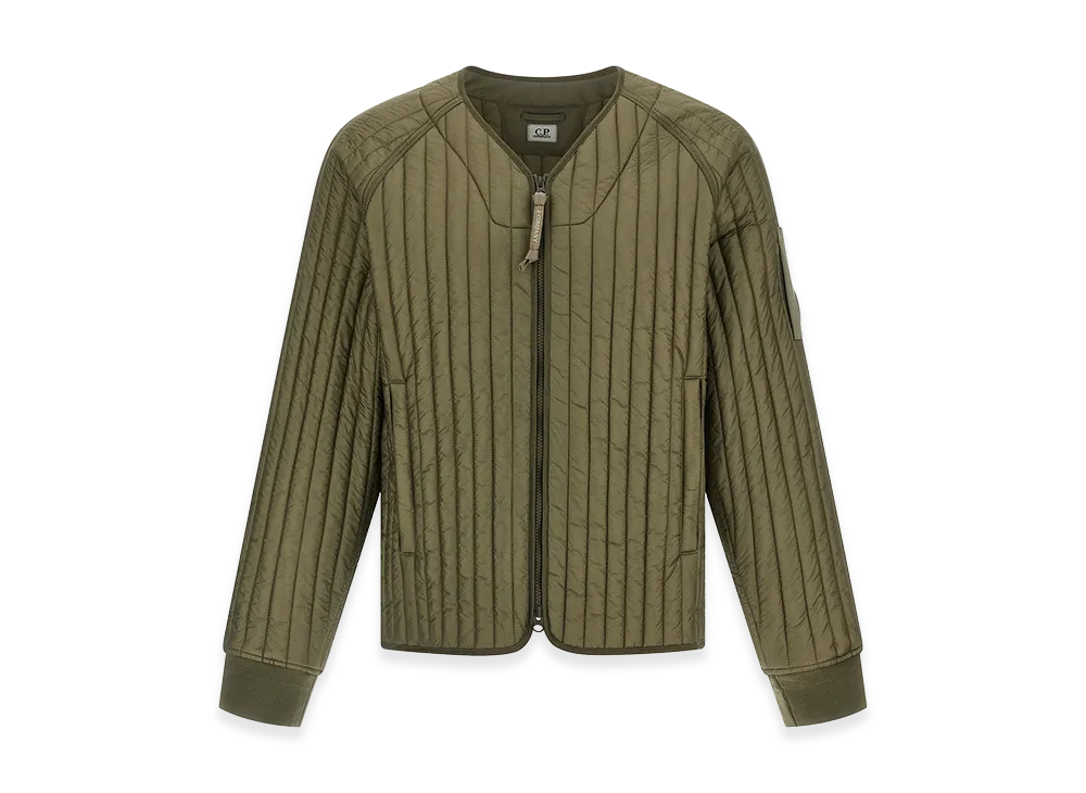 C.P. Company Ribbed Down Jacket "Green"