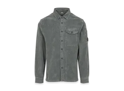 C.P. Company L/S Corduroy Shirt "Gunmetal"
