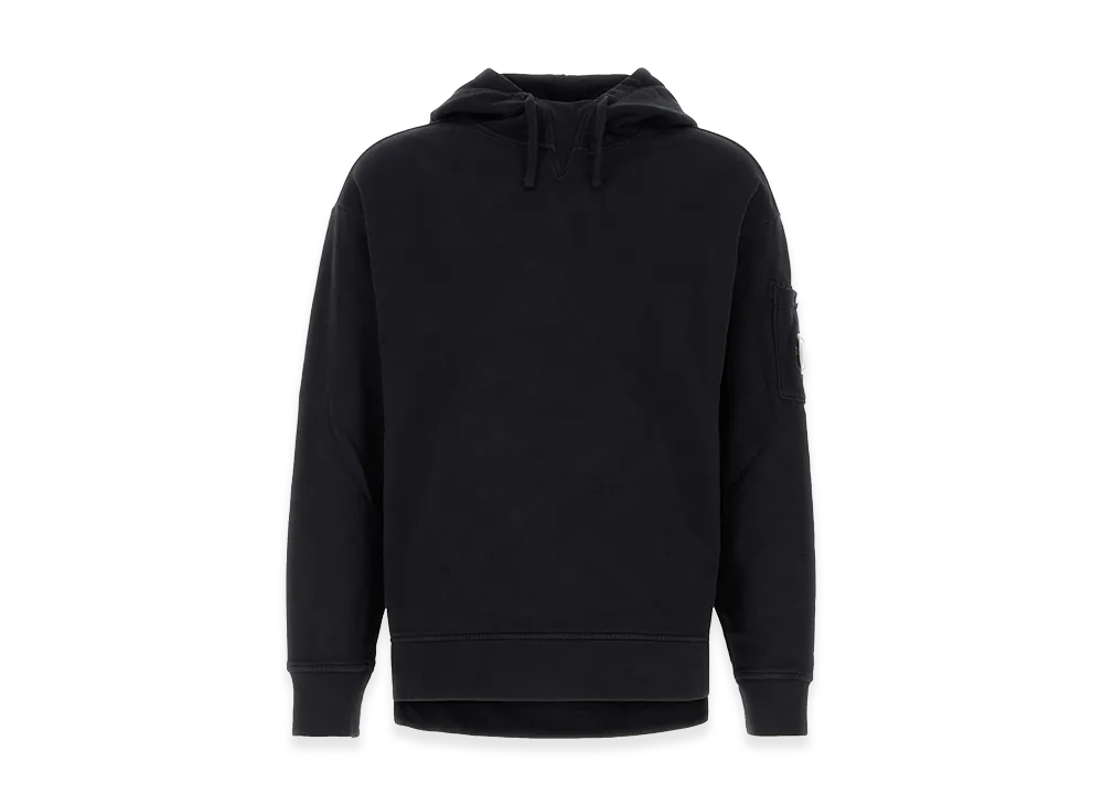 C.P. Company Cotton Sweatshirt "Slate/Black"